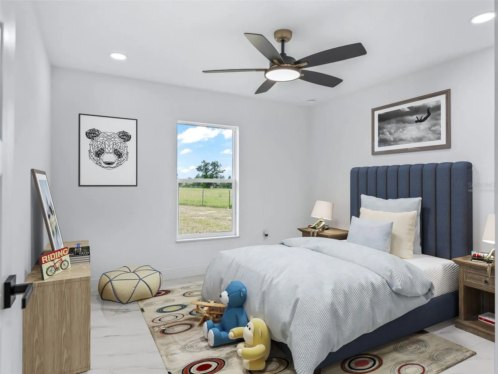 Virtually Staged Bedroom 2
