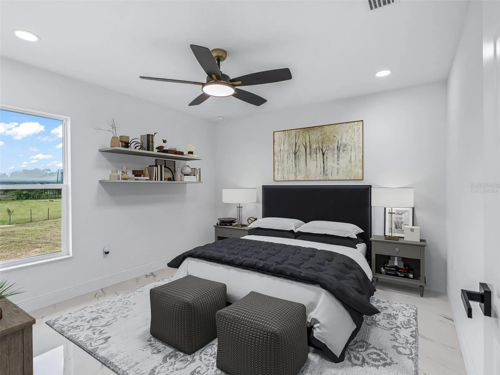 Virtually Staged Bedroom 3