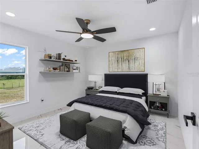 Virtually Staged Bedroom 3