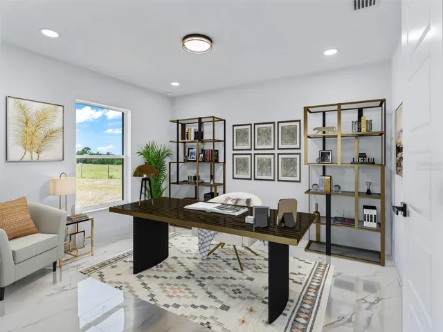 Virtually Staged Office