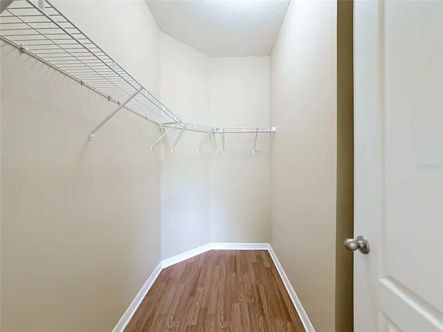 Primary bedroom's walk-in closet