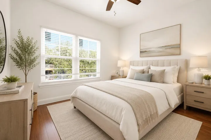 Second bedroom has been virtually staged