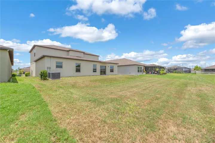 Add a pool, build an outdoor kitchen, create a play area, or simply relax and enjoy the extra space.