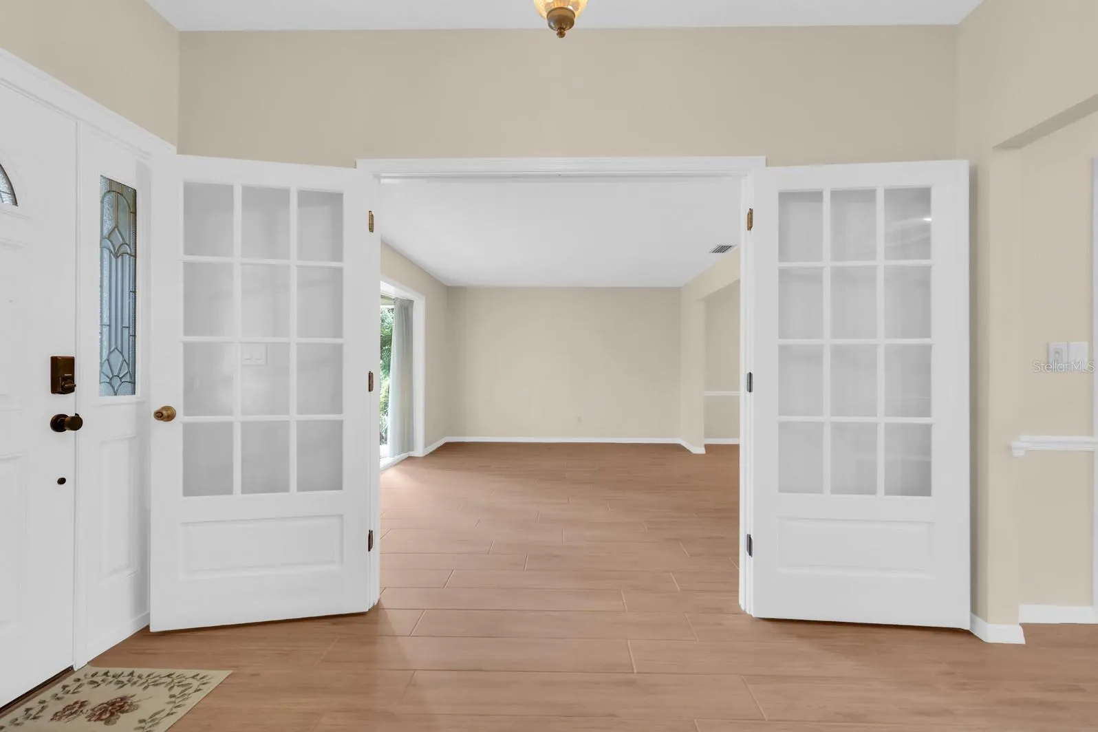 Foyer into living room