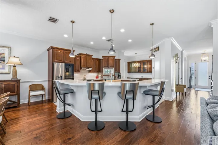 kitchen with island