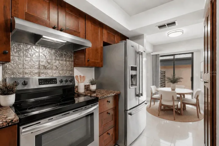 Virtually staged Kitchen