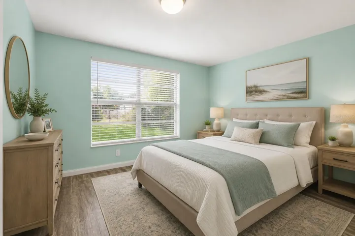 Virtually Staged Second Bedroom
