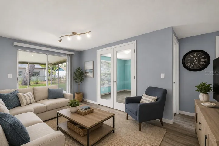 Virtually Staged Living Room