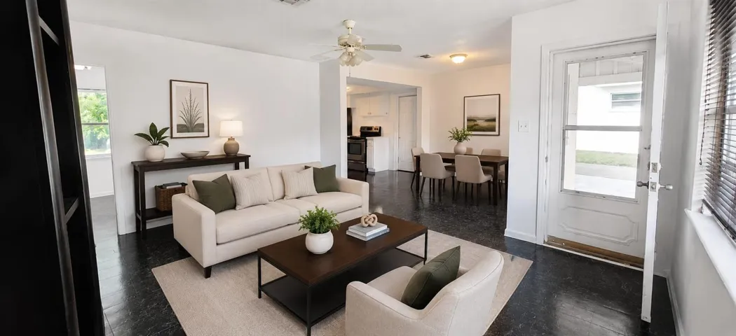 Staged- Living Room