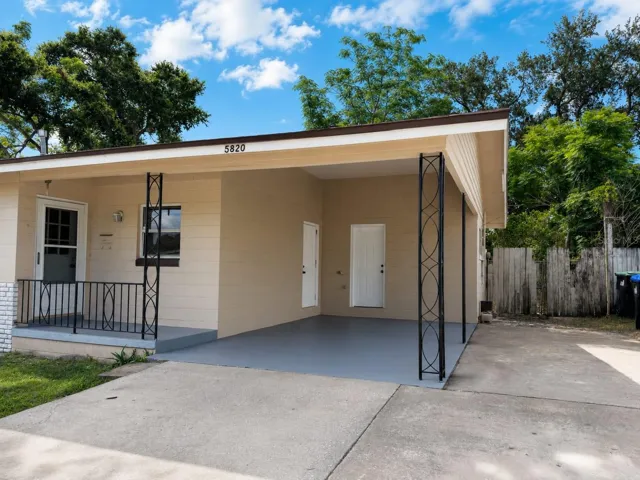 Covered Carport & Extended Driveway