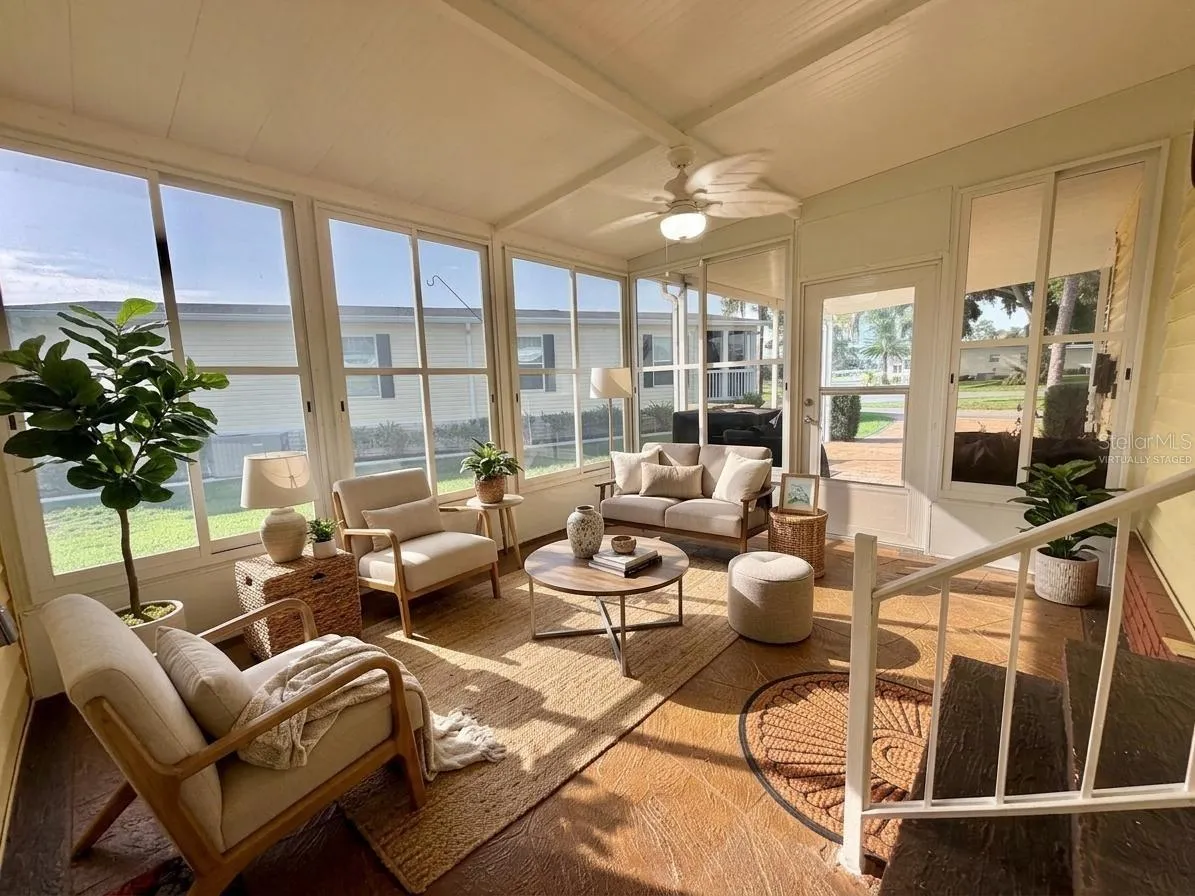 Virtually Staged Sunroom