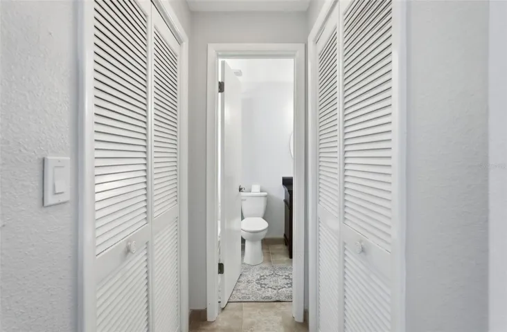2 closets in Bedroom 2