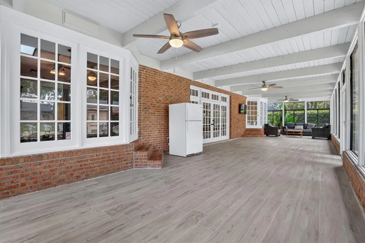 Rear patio