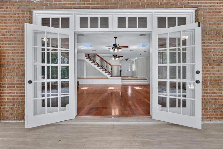 Rear patio