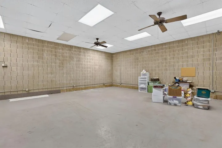 Garage storage area