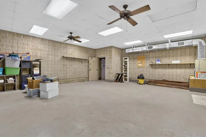 Garage storage area