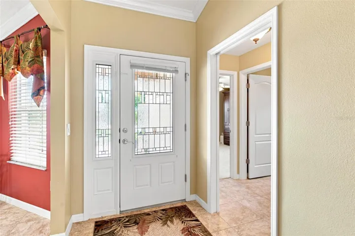 Interior front entry