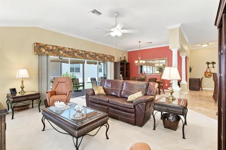 Open Floor Plan. Kitchen overlooks living and dining room.