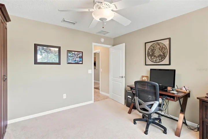 Split Floor Plan. Bedroom #2 features a murphy bed making it the perfect office/hobby room when not accomodating guests.
