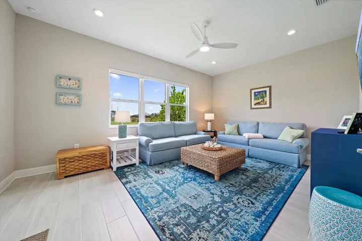 Bonus room off back of home, has sliders leading to lanai.