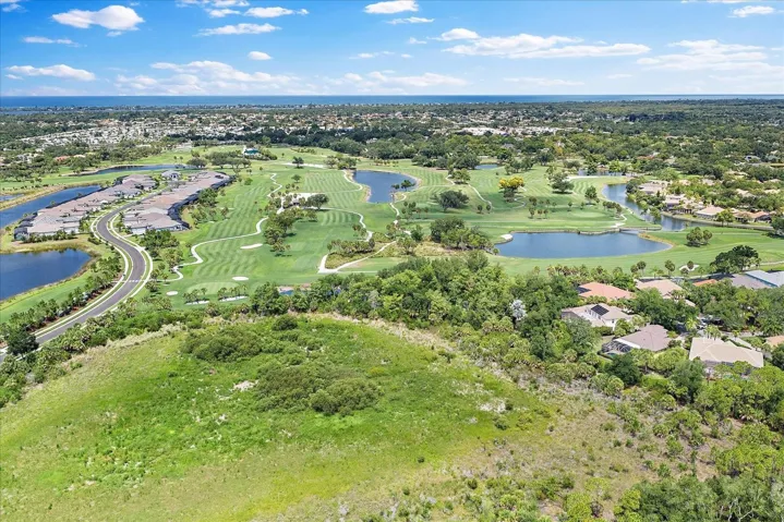 Golf course located at country club.