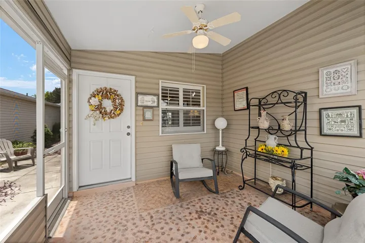 Screened Lanai and Front Door