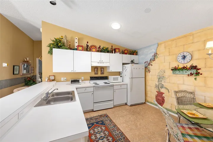 Kitchen has Tile Flooring