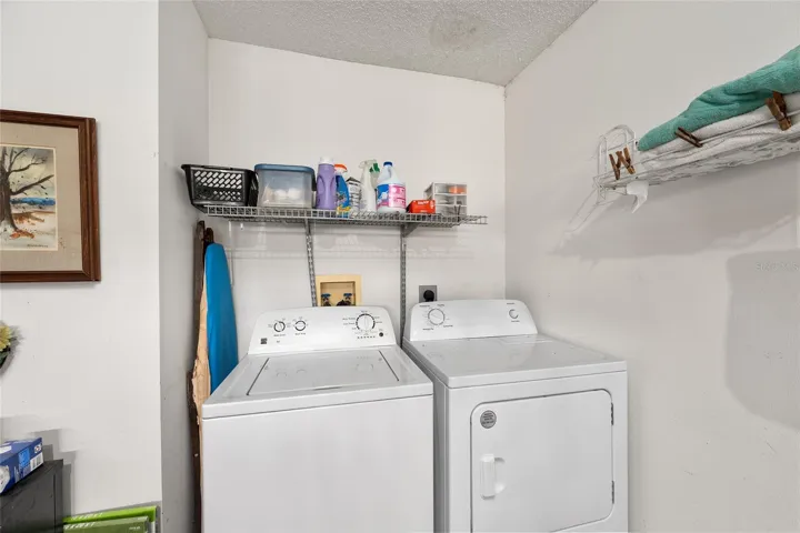 Laundry in Garage