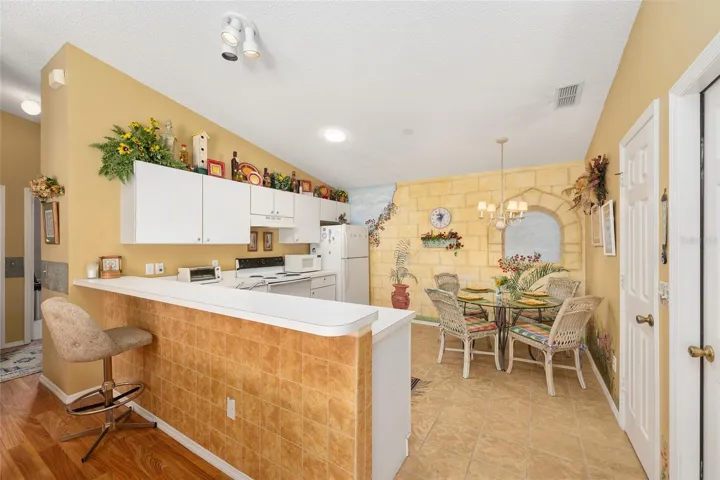 Kitchen with Breakfast Bar Overhang