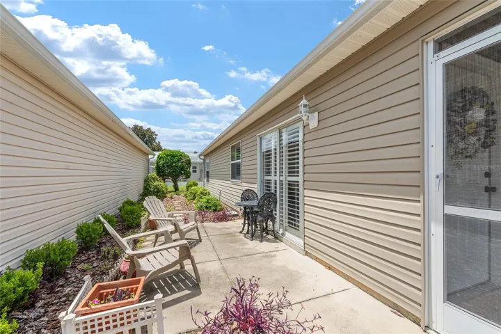 Side Patio Area