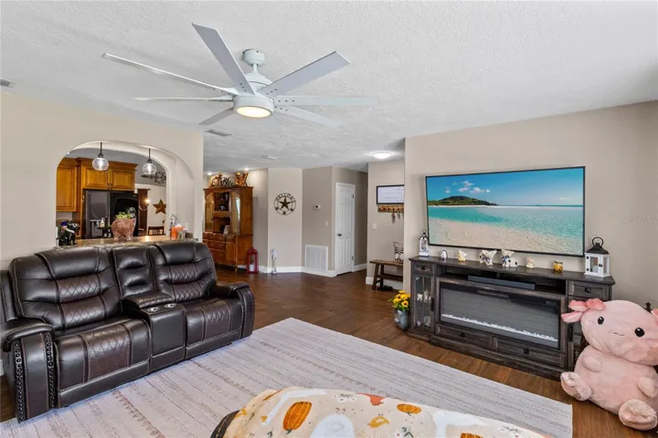 Living room off front entry