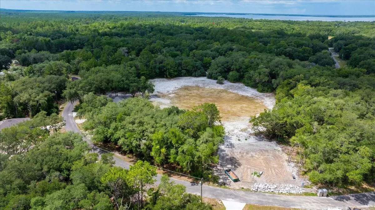 left of empty lot