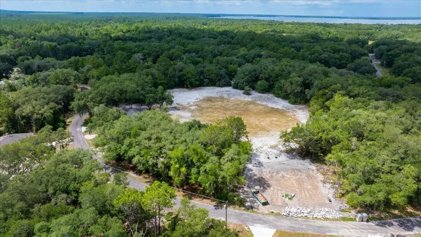 left of empty lot