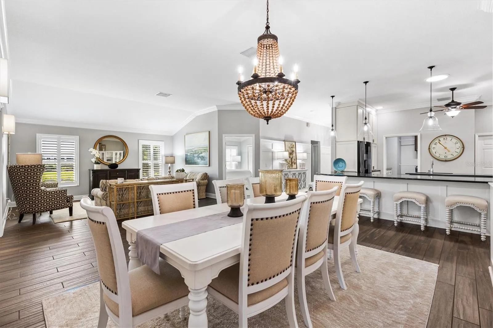 Dining Room with view of Open Living Space