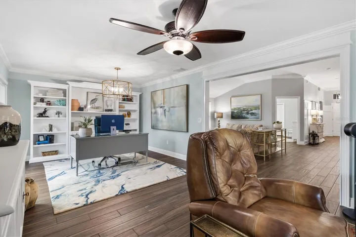 View of Office from Family Room
