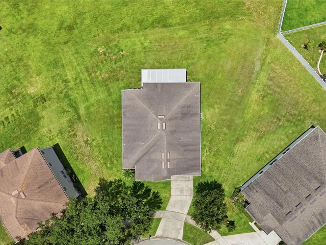 Top view of the property