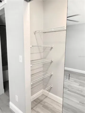 Primary closet