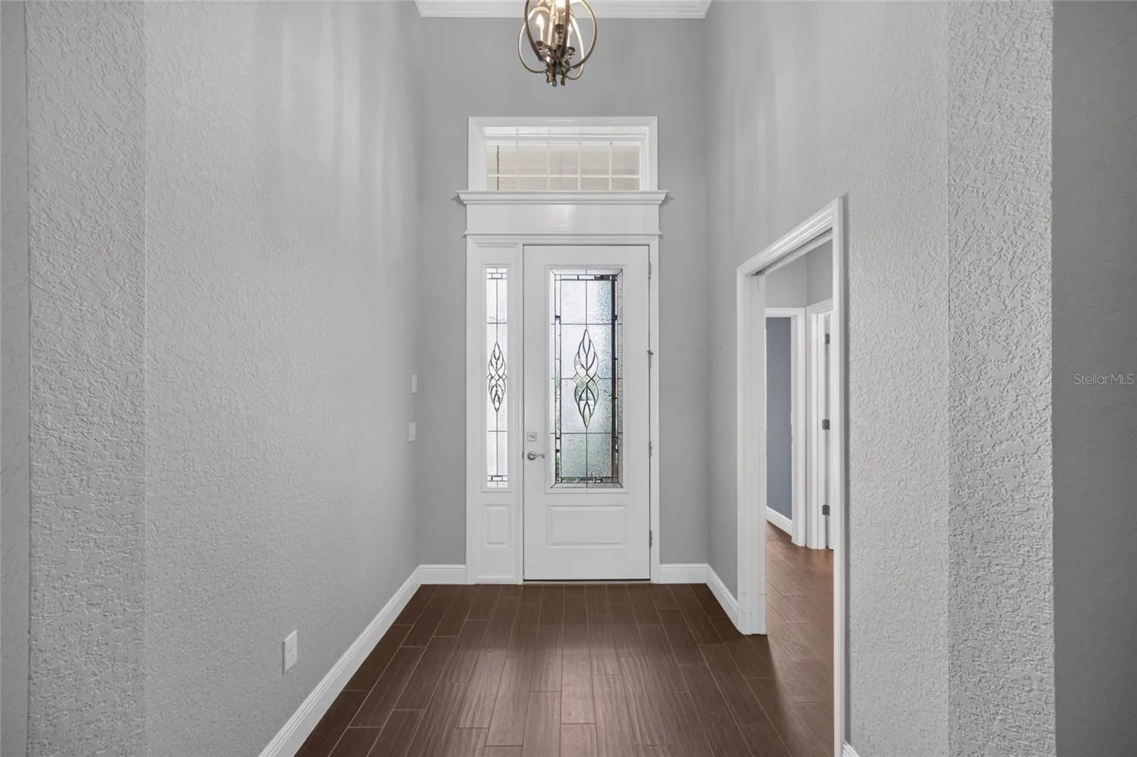 Looking back at front door