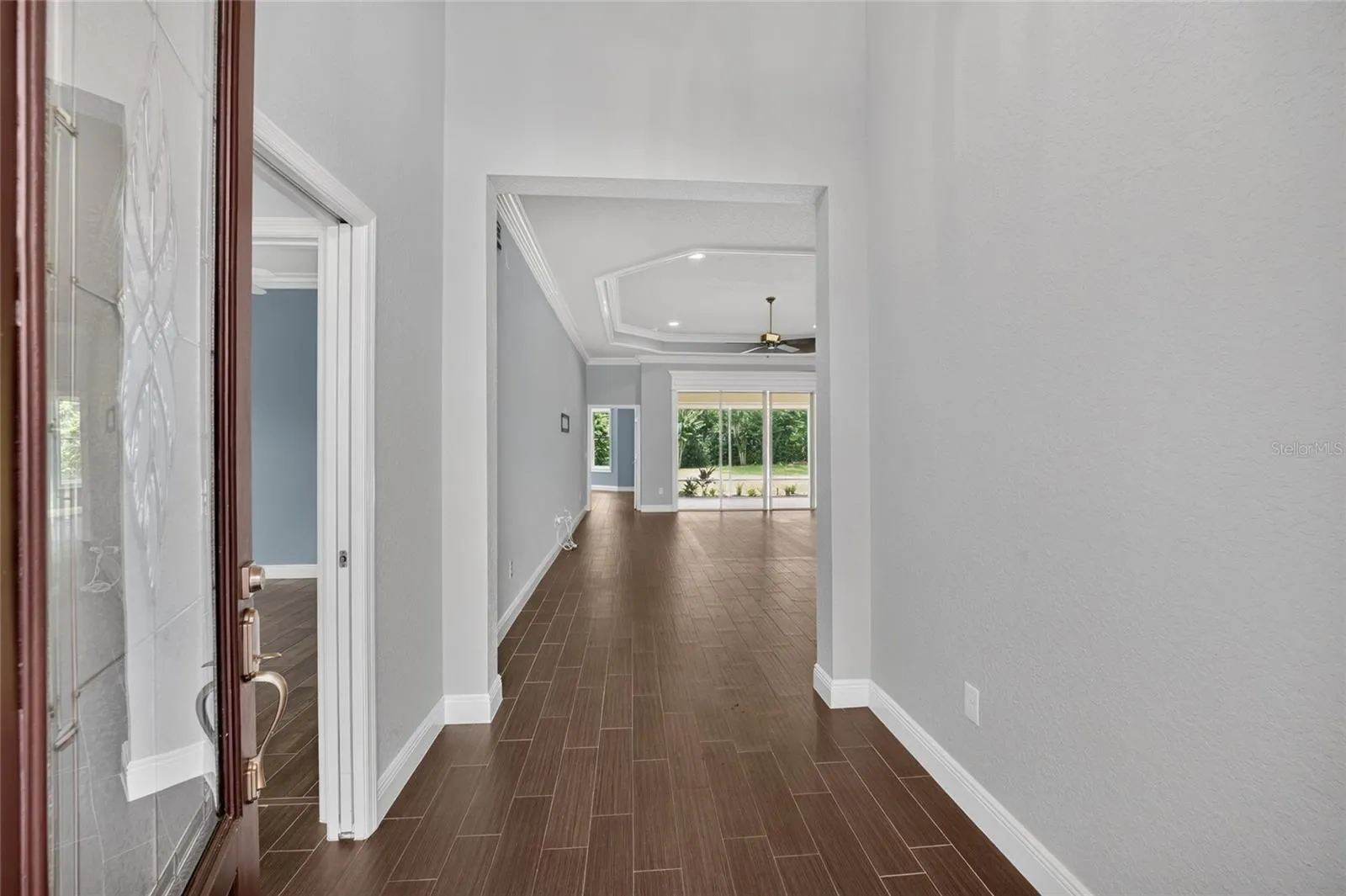 Front entrance looking into home
