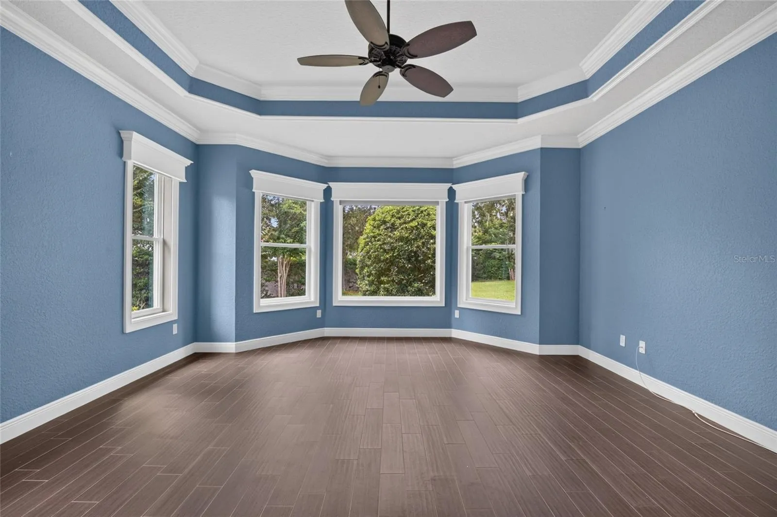 Primary Bedroom-lots of light and privacy