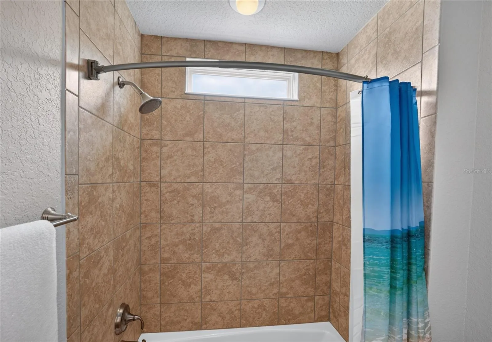 Shower with natural light