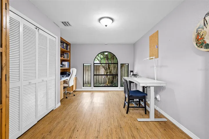 Bedroom on the 1 floor currently used as an office downstairs