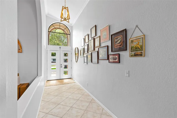 foyer with Anderson front door