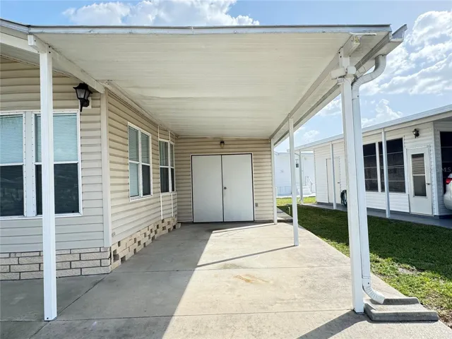 Carport and shed