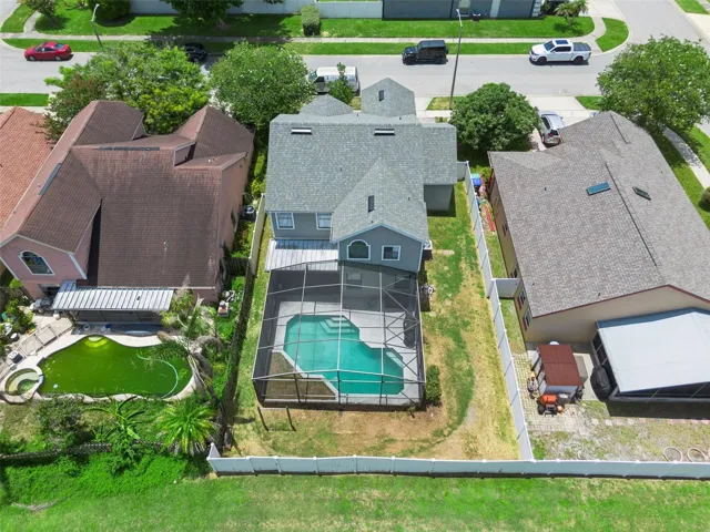 Arial photo showing no immediate rear neighbors