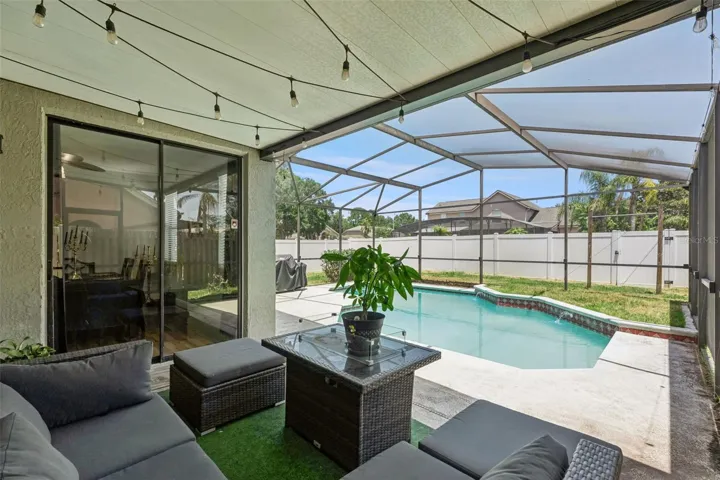 Covered patio