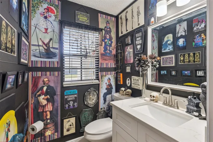 Downstairs half bath