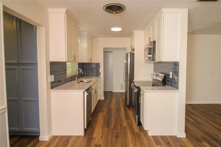 New galley kitchen