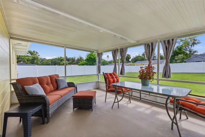 Screened porch