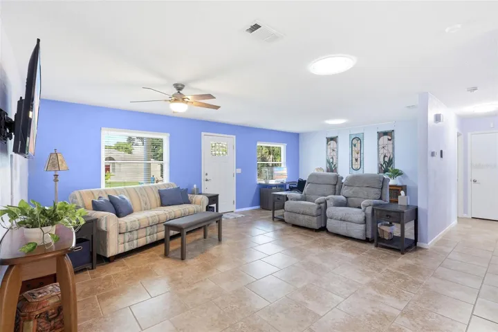 Living area. New double hung windows in 2021.